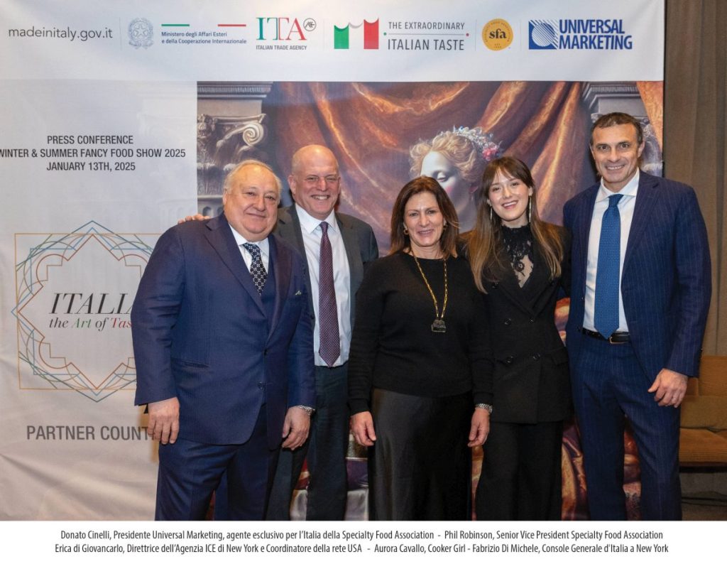 Italia è Country Partner dei Fancy Food Shows 2025 negli USA