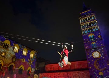 A Pistoia la Befana è arrivata dal Campanile