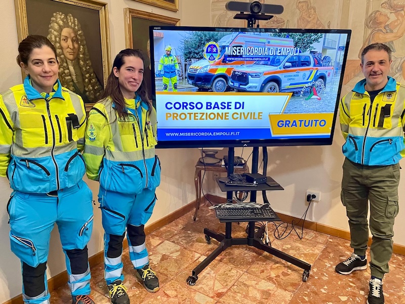 Al via il nuovo corso di Protezione Civile della Misericordia di Empoli