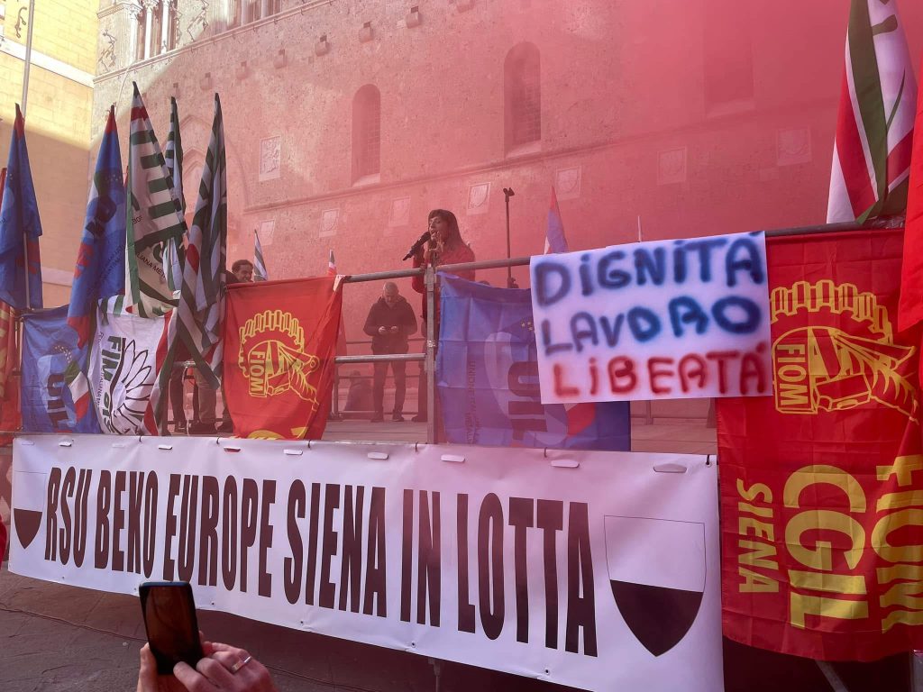 Beko e sindacati annunciano una nuova manifestazione a Siena