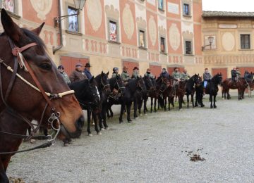 Cavalli e animali a quattro zampe in piazza a San Miniato e Montopoli: grande successo per la benedizione degli animali.