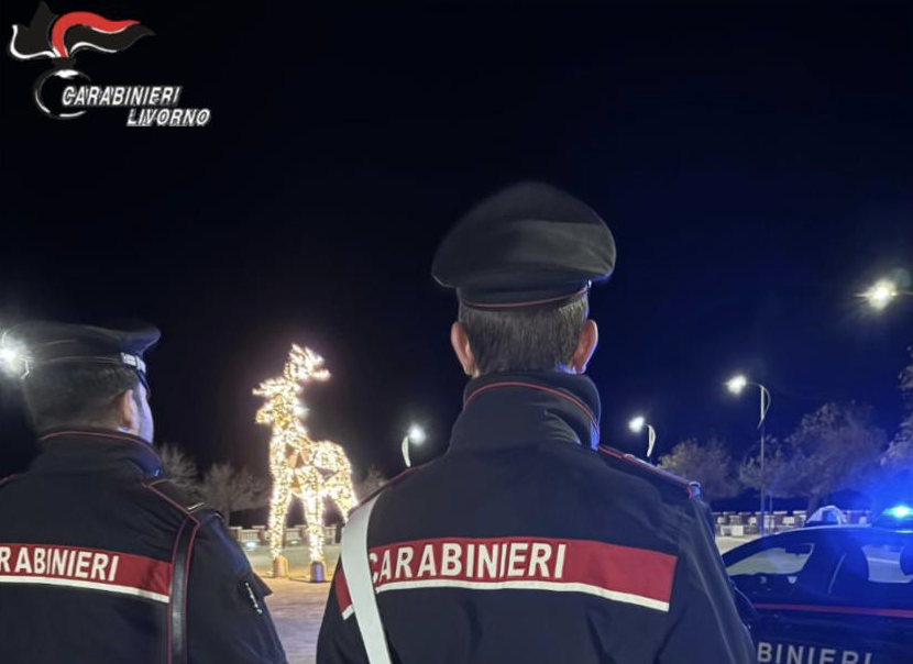 Cento persone e 38 veicoli ispezionati dai Carabinieri nel livornese: due arresti e due denunce.