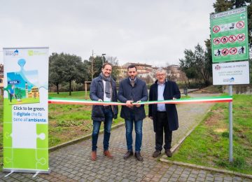 Nuova area verde in via del Pelago a Pistoia