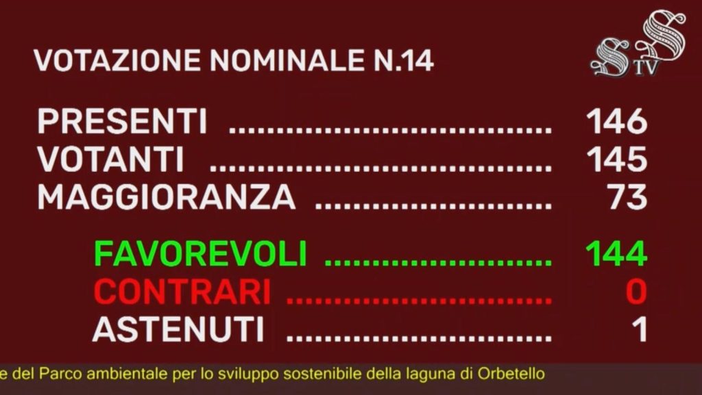 Parchi: approvato il Ddl per l'istituzione di Orbetello. Barbaro: "Un passo per la salvaguardia della laguna"