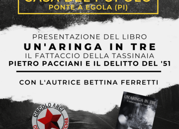 Pietro Pacciani e il delitto del '51: Presentazione del libro 'Un'aringa in tre. Il fattaccio della Tassinaia' a Ponte a Egola