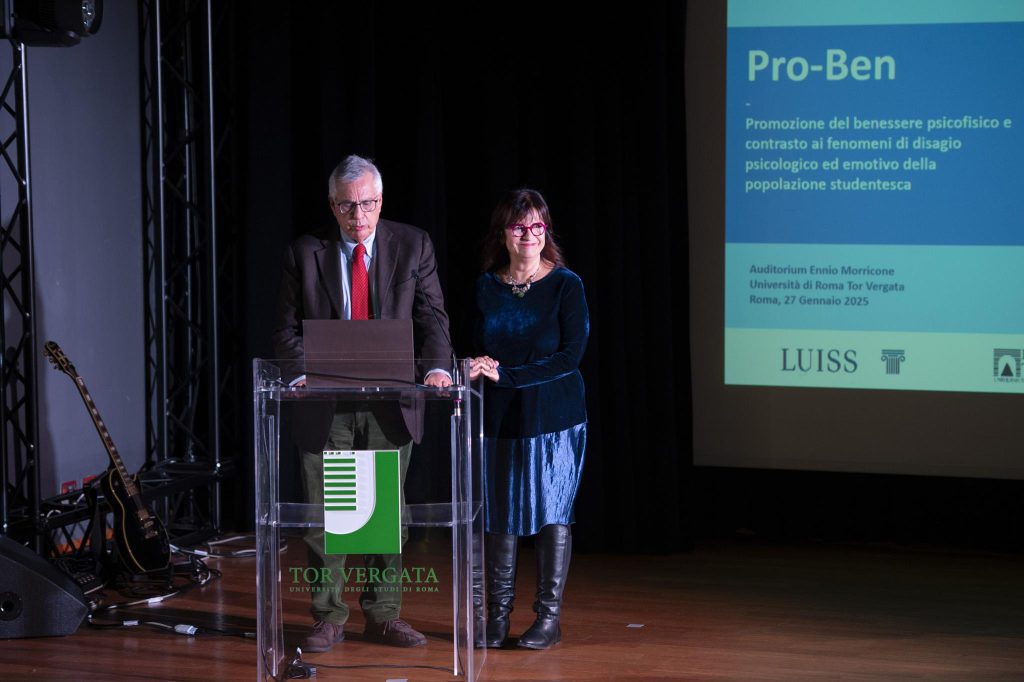 Presentato dal Università Tor Vergata, il progetto Pro-Ben per il benessere psicofisico dei giovani.