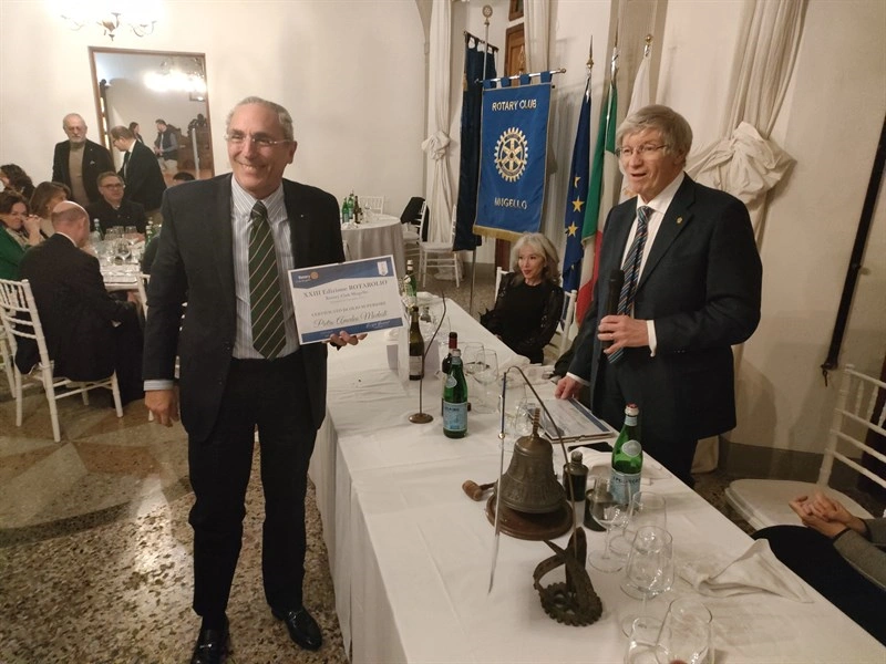 Pietro Amedeo Modesti dell’azienda omonima, vincitore del Concorso “Rotarolio 2025”