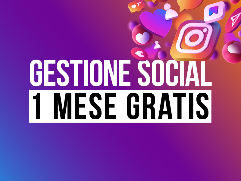 1 Mese Gratuito di Gestione Social per le Attività