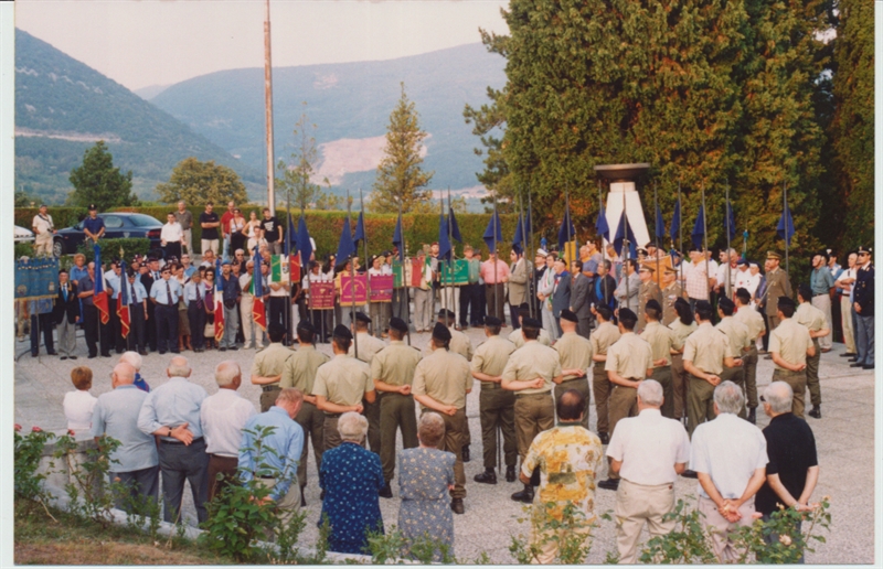 Una cerimonia ufficiale alla presenza della delegazione di Borgo San Lorenzo