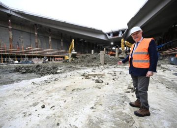 Alta Velocità: Giani visita la nuova stazione Firenze Belfiore e afferma: 'I lavori procedono bene'