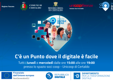 Apertura del nuovo sportello per la facilitazione digitale a Certaldo