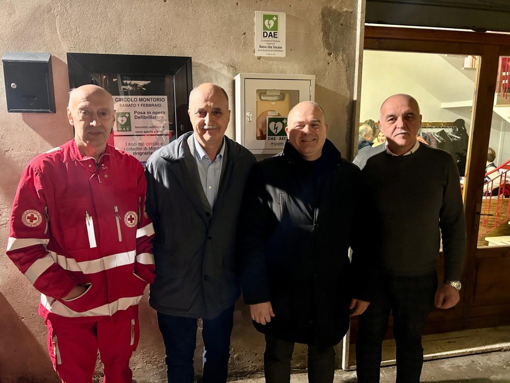 Banca Alta Toscana dona un defibrillatore al Circolo di Montorio