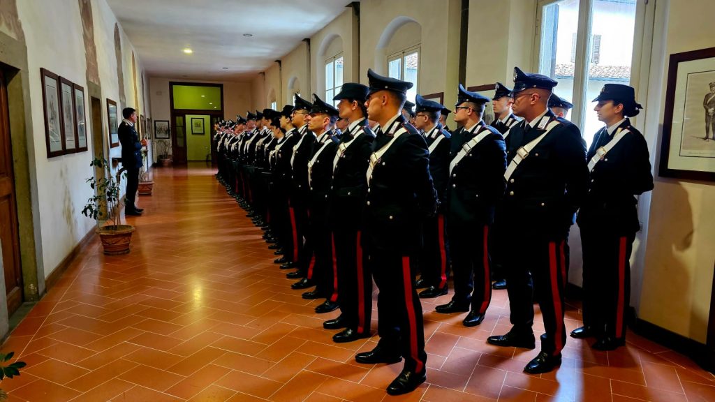 Ecco 79 nuovi carabinieri per la provincia di Firenze.