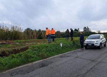 Frana sull'argine: chiusa la Statale del Brennero a San Giuliano Terme