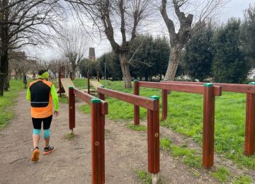 Ginnastica al Parco Martiri della Libertà di Santa Croce: attrezzi riqualificati