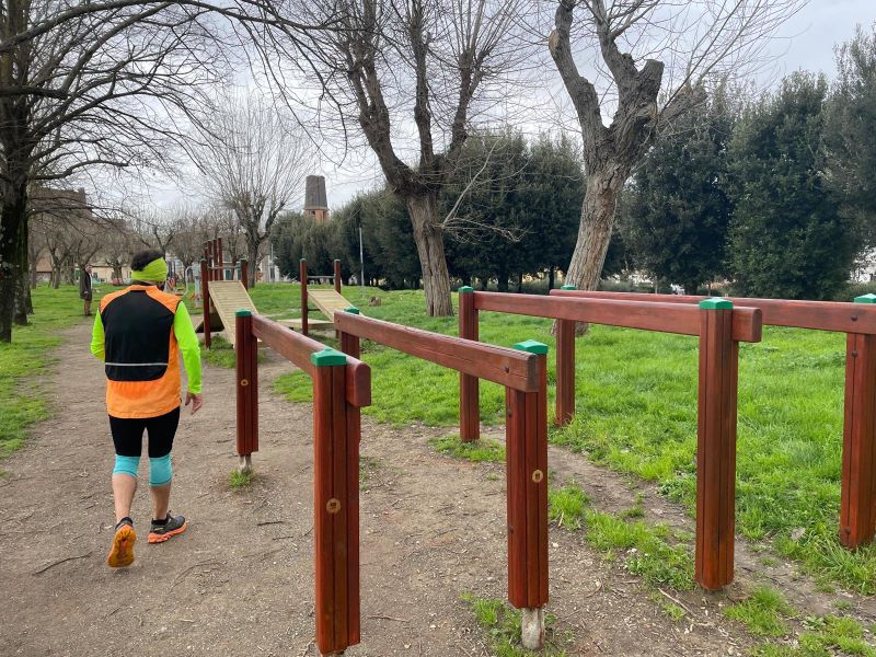 Ginnastica al Parco Martiri della Libertà di Santa Croce: attrezzi riqualificati