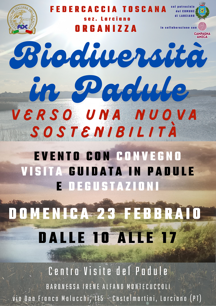 Giornata dedicata alla biodiversità nel Padule di Fucecchio: natura, cibo a km zero e convegno