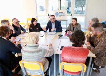 Giunta in trasferta: visita a Marcignana tra verde, strade e parco giochi.