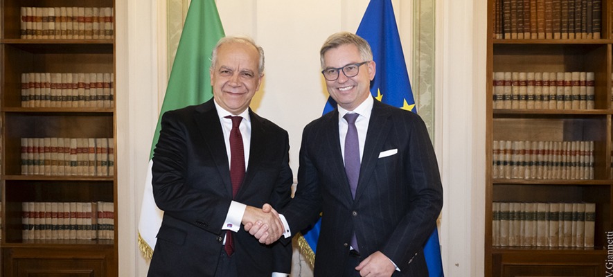 Il ministro Piantedosi ha incontrato al Viminale la commissaria europea per gli Affari interni e la Migrazione, Brunner.