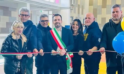 Inaugurata la palestra della scuola Garibaldi.