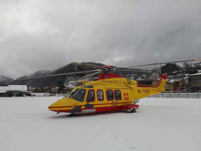 Incidente sulle piste dell'Abetone: 22enne trasportata in codice rosso all'ospedale Careggi in elisoccorso.