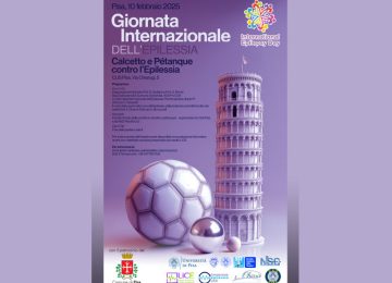 La Torre di Pisa e il David di Michelangelo si illuminano di viola per la Giornata Internazionale dell'Epilessia