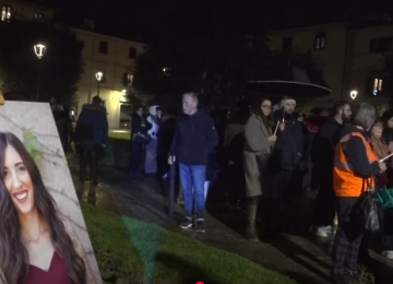 Molte persone si sono riunite a Rufina ieri sera: IL VIDEO DI FLORENCE TV