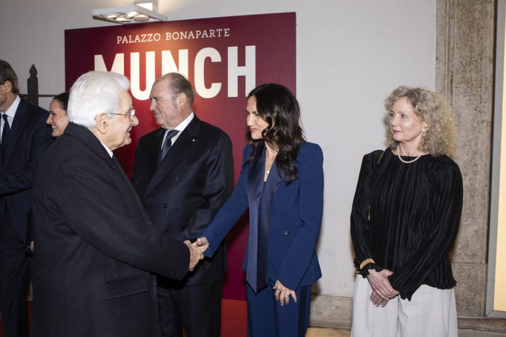 Munch a Roma: Inaugurazione della Mostra con Mattarella e la Regina di Norvegia