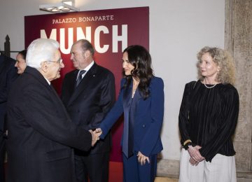 Munch a Roma: Inaugurazione della Mostra con Mattarella e la Regina di Norvegia