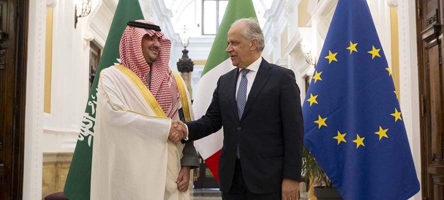 Piantedosi incontra al Viminale il suo omologo saudita, il Principe Abdulaziz bin Saud bin Nayef bin Abdulaziz