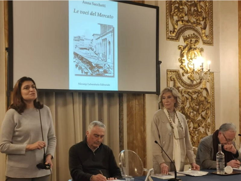 Presentato al Palazzo Medici Riccardi, il nuovo libro di Anna Sacchetti "Le voci del Mercato"