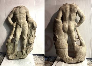 Scoperta straordinaria a Montaione: rinvenuta una statua di Ercole in marmo bianco