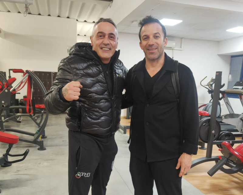 Una serata con Del Piero: l'ex campione in visita nell'Empolese