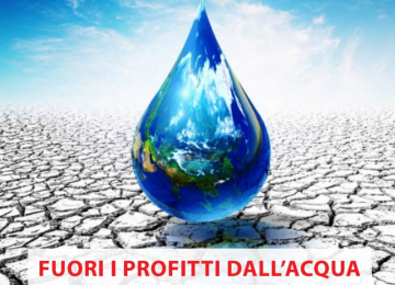 Vendita delle quote di Toscana Energia, No alla Multiutility: "Escludere i profitti dall'acqua. Rispettare il referendum."