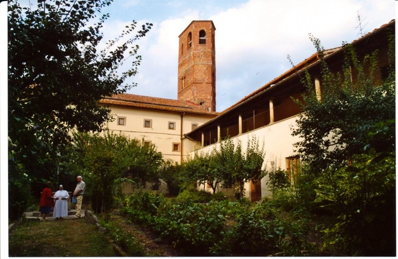 Interno del Monastero di Santa Caterina; il chiostro.