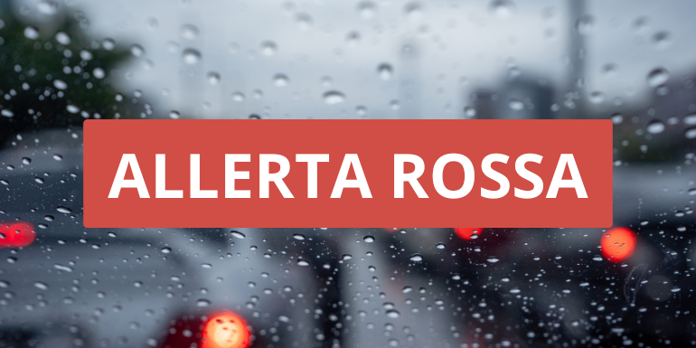 Allerta rossa fino alle 14: interventi in corso