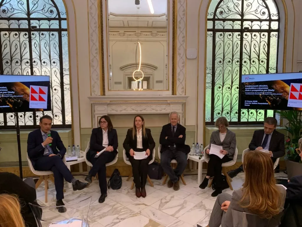 "Cambiamenti Climatici e Sicurezza": il Nuovo Quaderno di Med-Or