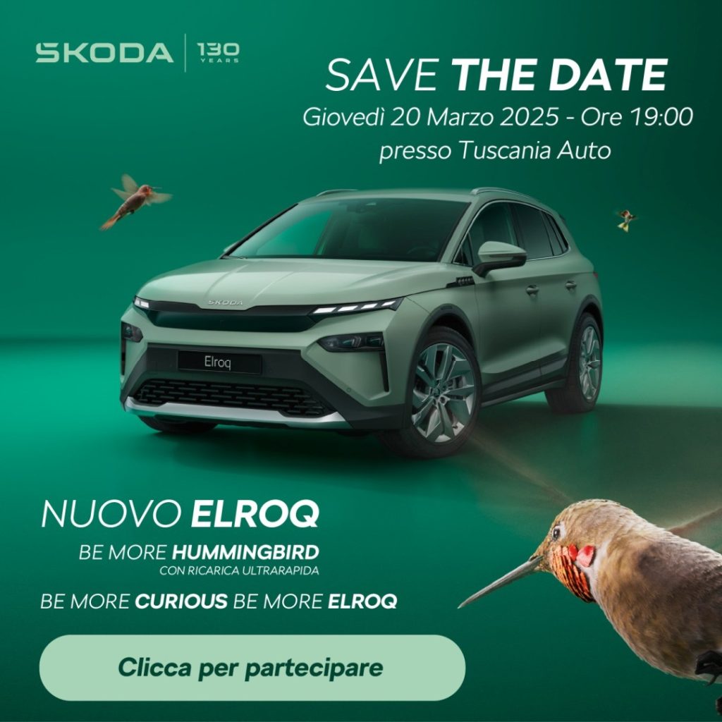 Debutto dello Škoda Elroq a Lucca: un evento esclusivo che unisce innovazione, arte e gusto.