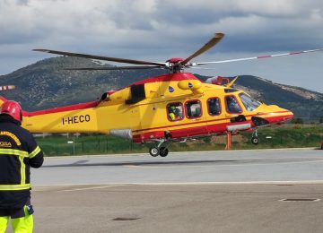 Elisoccorso a Montaione per un uomo di 44 anni infortunato sul lavoro