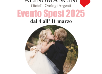 Evento Sposi 2025: Alino Mancini, una settimana dedicata alle fedi a Empoli