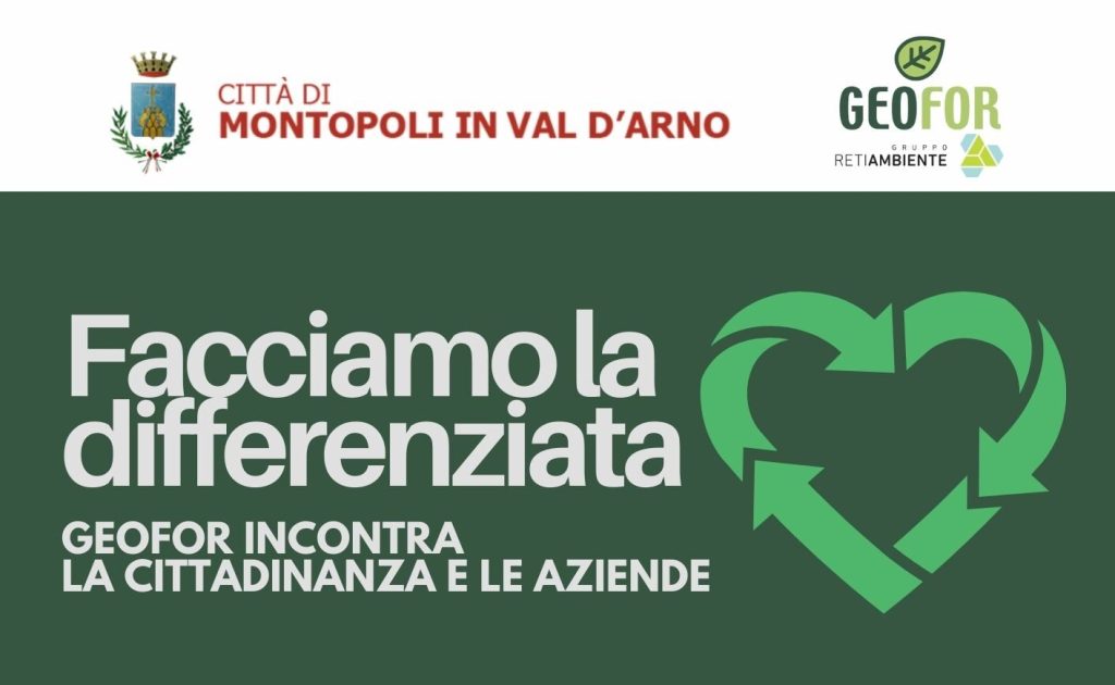 Facciamo la raccolta differenziata: Geofor incontra cittadini e imprese.