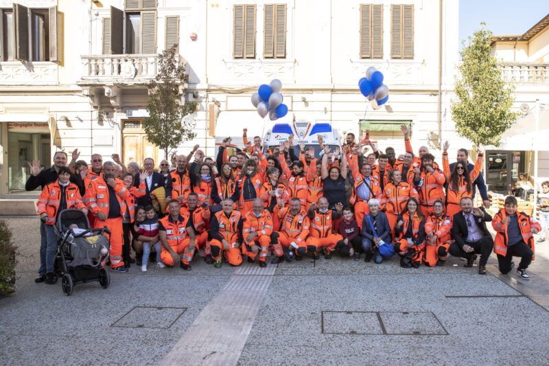 Grande festa per il 130° anniversario della Pubblica Assistenza e il 40° del gruppo donatori