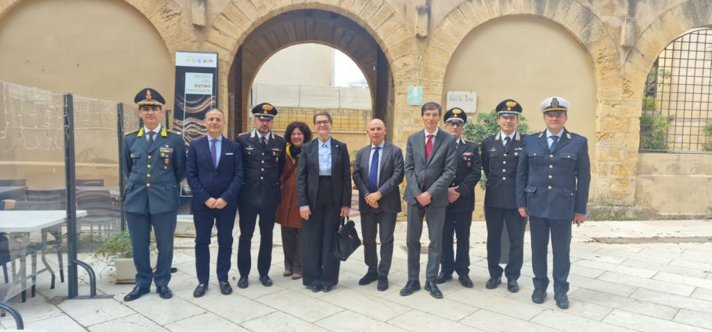 Il comitato per l'ordine e la sicurezza pubblica in visita a Mazara del Vallo