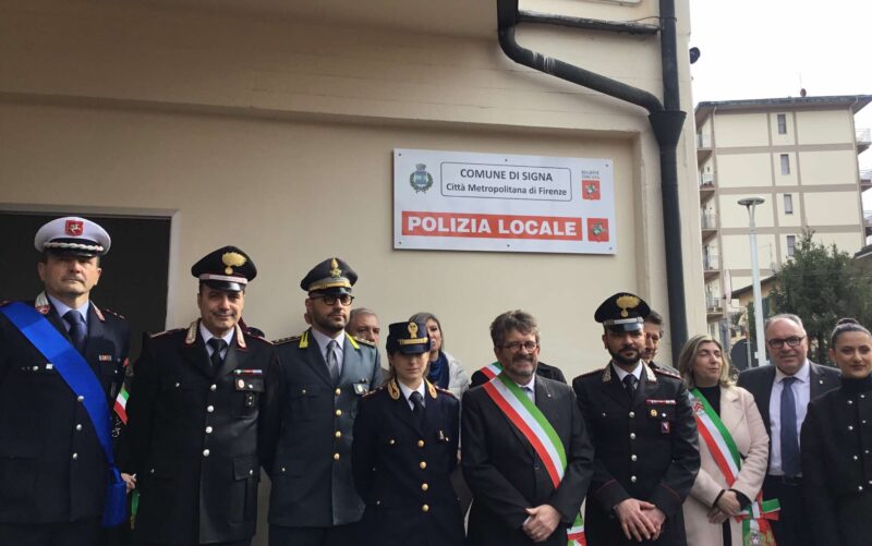 Inaugurato il nuovo comando della Polizia Locale di Signa