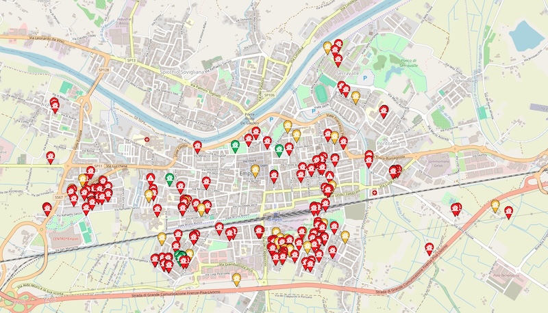 Emergenza alluvione a Empoli: 4.000 persone assistite, 270 richieste di intervento