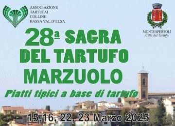 La Sagra del Tartufo Marzuolo si sposta a Montespertoli per l'edizione 2025.