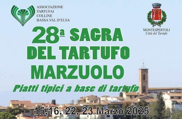 La Sagra del Tartufo Marzuolo si sposta a Montespertoli per l'edizione 2025.