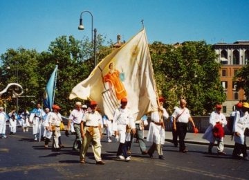 L'unità pastorale di Borgo San Lorenzo a Roma in occasione del Giubileo 2025.