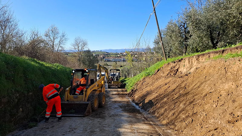 Maltempo a Vinci: aggiornamenti sulla viabilità delle strade collinari