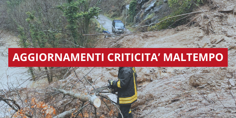 Maltempo: aggiornamenti sulle problematiche nella Città Metropolitana di Firenze